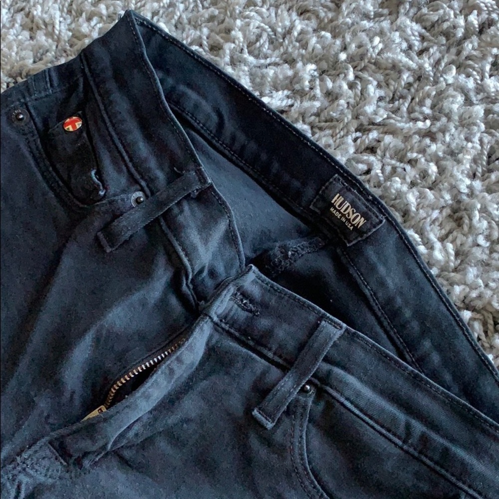 Hudson 26 Black Jeans